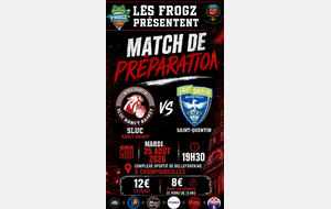 Match SLUC - Saint Quentin chez les FROGZ