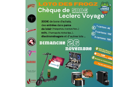 LOTO des Frogz 2023