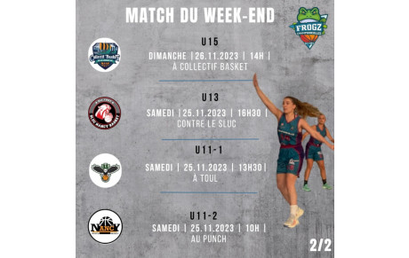 Match du week-end (suite)