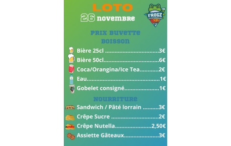 Restauration Loto 2023