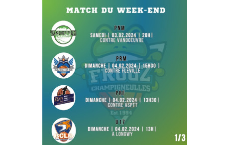 Matchs du week-end (1)
