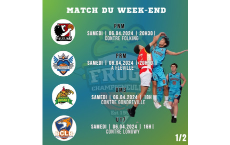 Match du week-end 1